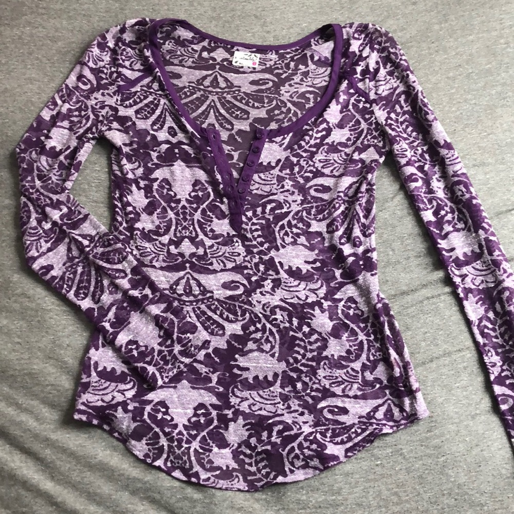 Free People Button Blouse - M